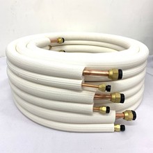 空调铜管 紫铜连接管 家用空调中央空调R410AR22制冷管道T2精密管