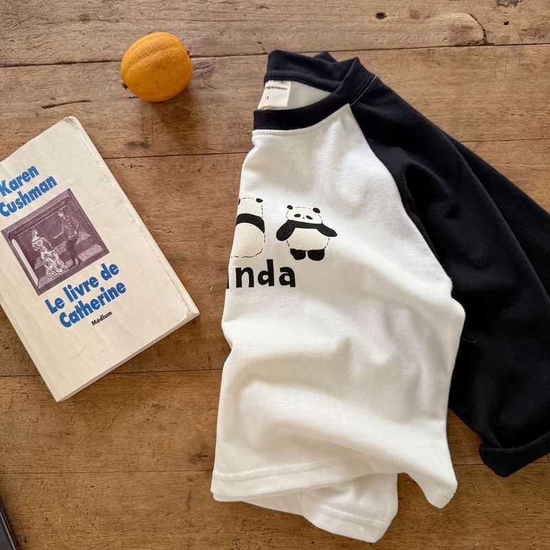 在庫あり長袖子供用Tシャツ2025秋冬韓国風カジュアルベビー半袖夏かわいいボトムシャツ男の子と女の子用|undefined
