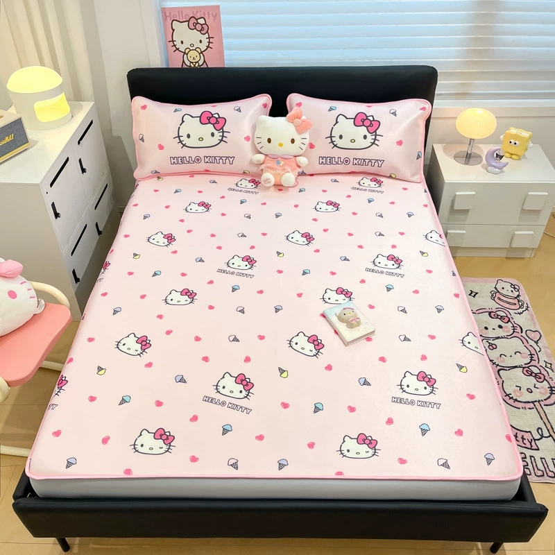Sanrio, шелковистый мат, летний комплект, детский лист, набор из 3 шт.