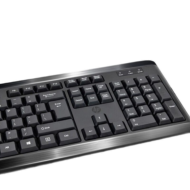 HP 有線ワイヤレス オフィス シングル キーボード 104 キー耐摩耗性、飛沫防止、人間工学に基づいた快適なオフィス|undefined