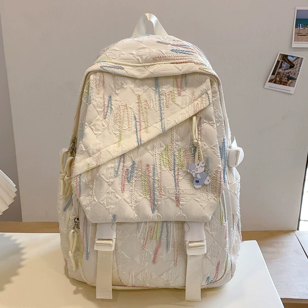 White small single bag with 1 listing