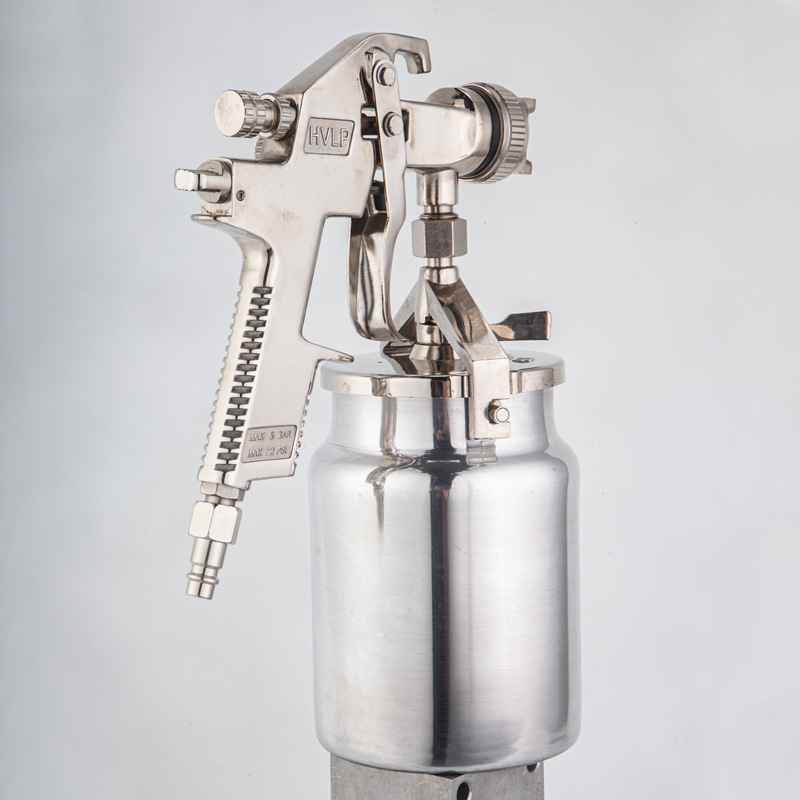 Transfronteriza personalizada H827S-AB pulverización de pintura neumática 1.4 / 1.7 / 2.0mm alta atomización 1000ml pulverización de olla baja