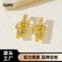 圆形铜镀源头18k扣头