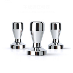 圧粉器イタリア式コーヒーマシンハンドル充填機ステンレス布粉器中実圧粉ハンマー51mm53mm58mm