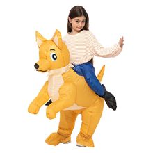 万圣节儿童卡通服饰人偶骑行狗狗服装活动演出服幼儿园亲子活动