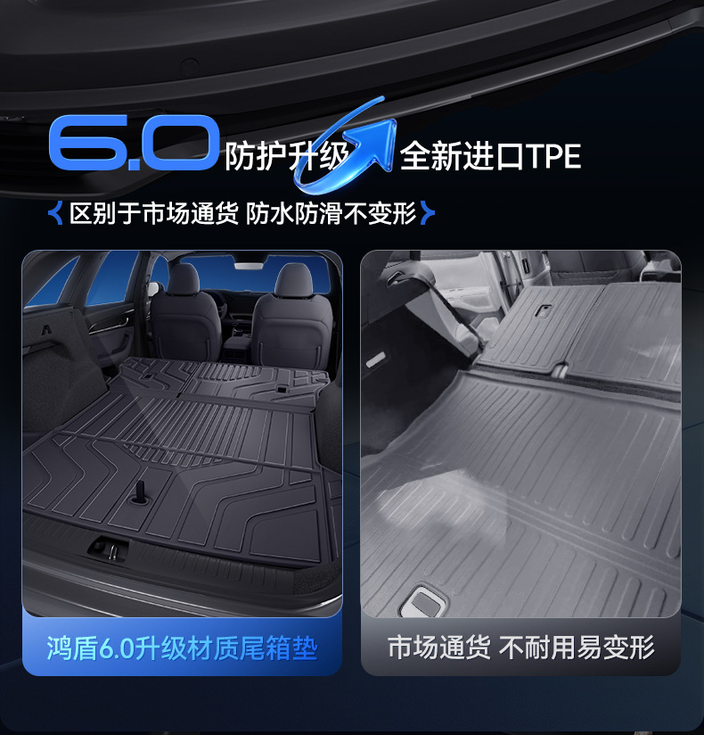 Suitable for Geely Xingyue L Trunk Mat Tpe 25 Models Integrated Trunk Mat Car Interior Modification Accessories 26 Models