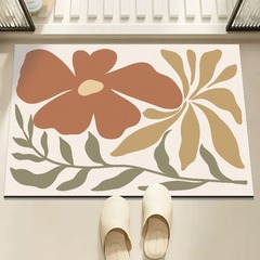 小清新衛生間防滑地墊浴室硅藻泥吸水腳墊家用耐髒防滑易打理地墊