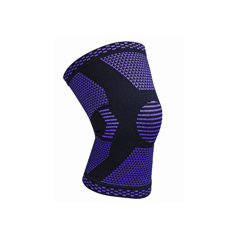 Deportes al aire libre de Protección deportiva rótula de cuatro lados elástico de punto rótula rodilla en cuclillas de nylon rajín corriendo pie canasta