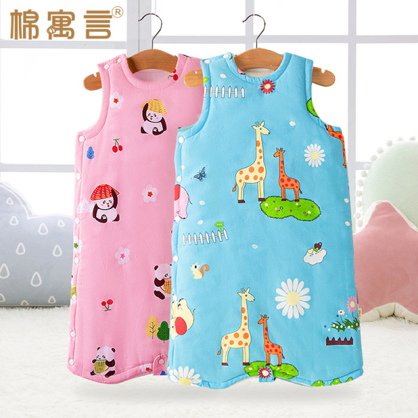 Children's cotton demi-season bathrobe