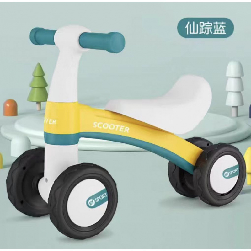 1-3 Coche de equilibrio para niños sin pedal para niños pequeños patinaje de cuatro ruedas para niños patinaje para niños juguetes para niños