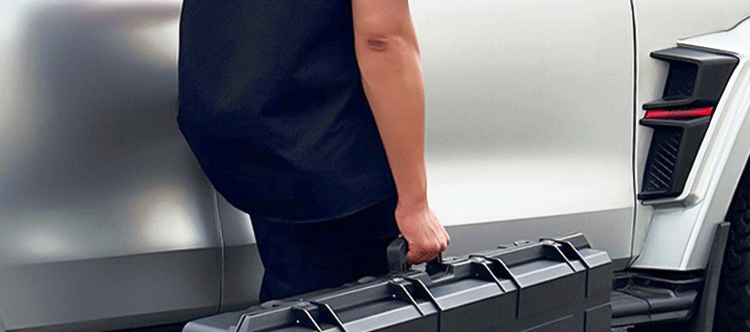 Universal car travel large-capacity roof luggage box, roof equipment box, three-proof car-mounted explosion-proof box