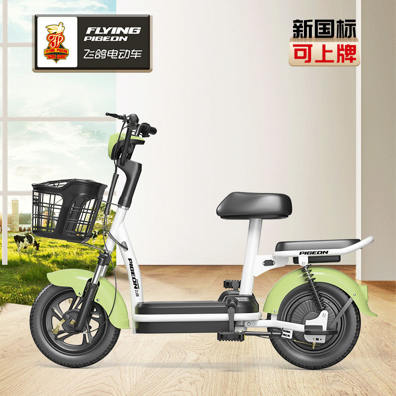 Flying Pigeon vehículo eléctrico nuevo estándar nacional imán permanente sin escobillas batería desmontable eléctrico transfronterizo fabricante