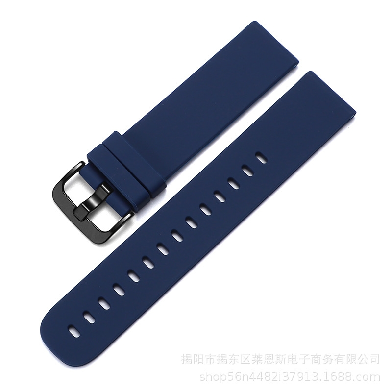 SX-Midnight Blue-Black buckle [Round Tail Silicon]