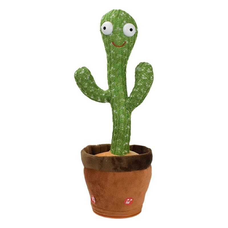 Cactus bailando canto hablando bailando arena talla Niuniu cactus juguete de peluche cactus juguete eléctrico