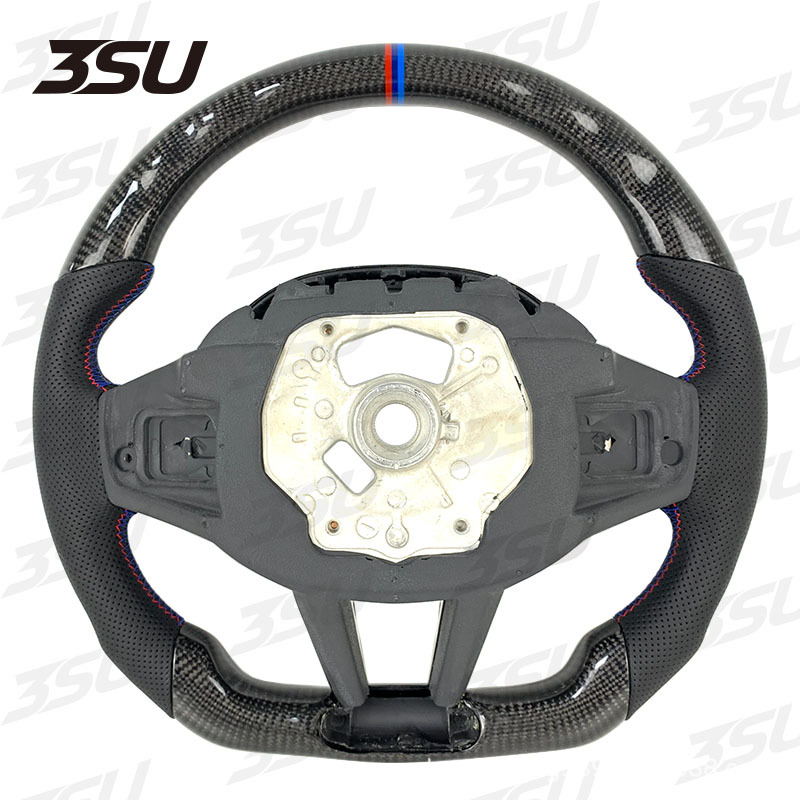 Suitable for Bmw's New Cs g Series M3 M4 M5 m Sports Modified Leather Carbon Fiber Steering Wheel