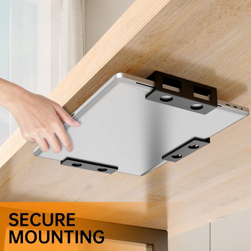 Ready-Made Under-Desk Notebook Storage Bracket Notebook Under-Desk Storage Bracket Convenient Metal Notebook Storage Bracket Ready-Made Under-Desk Notebook Storage Bracket Notebook Under-Desk Storage Bracket Convenient Metal Notebook Storage Bracket