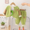 Autumn children's set for boys for leisure, 2023 collection, Korean style, classic length, long sleeve, 3 piece set, children's clothing