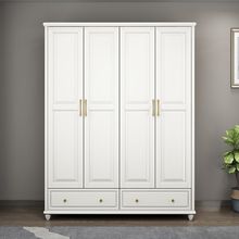 全实木衣柜家用卧室现代简约小户型简易单门两门四门小衣橱包安装