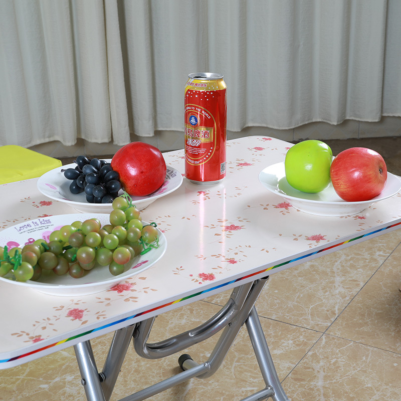 OD59 wholesale folding table for eating, rectangular small dining table, simple balcony table, portable dining table for home use