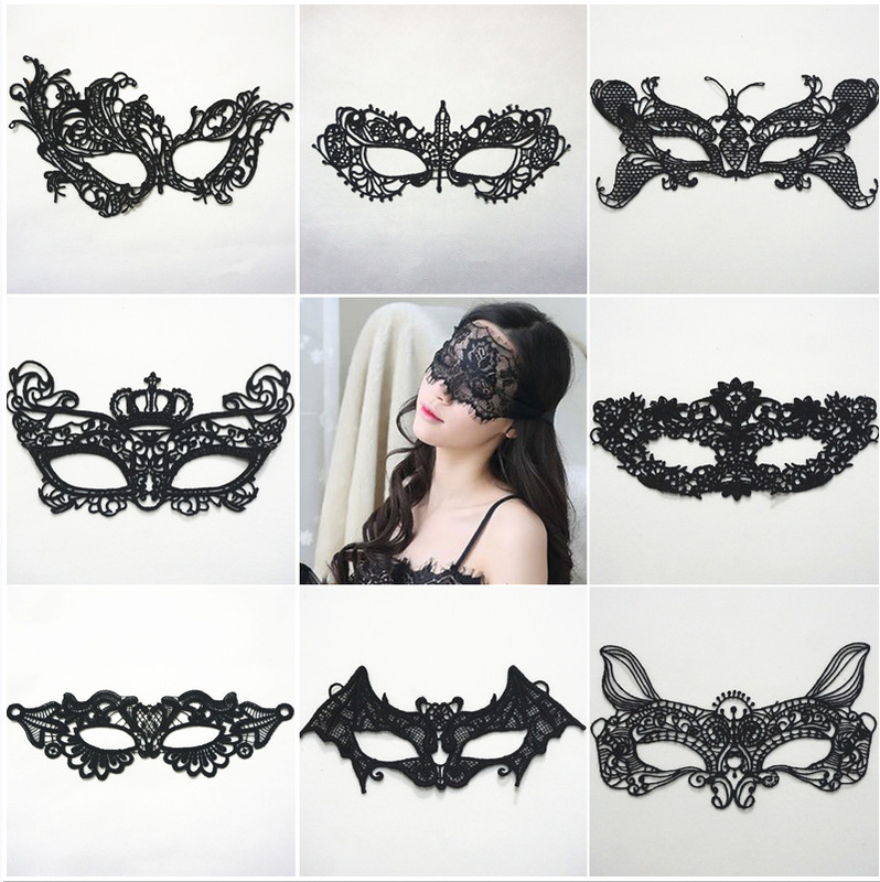 Lace Hollow Eye Mask Princess Nightclub Bra Queen Party Sexy Lingerie Wholesale