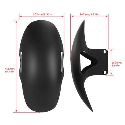 Fender Mudguard Mudflap 18 – Motorcycle Fender