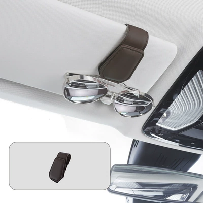 Car glasses clip factory Car Glasses Clip/Bill Clip - mocha-brown