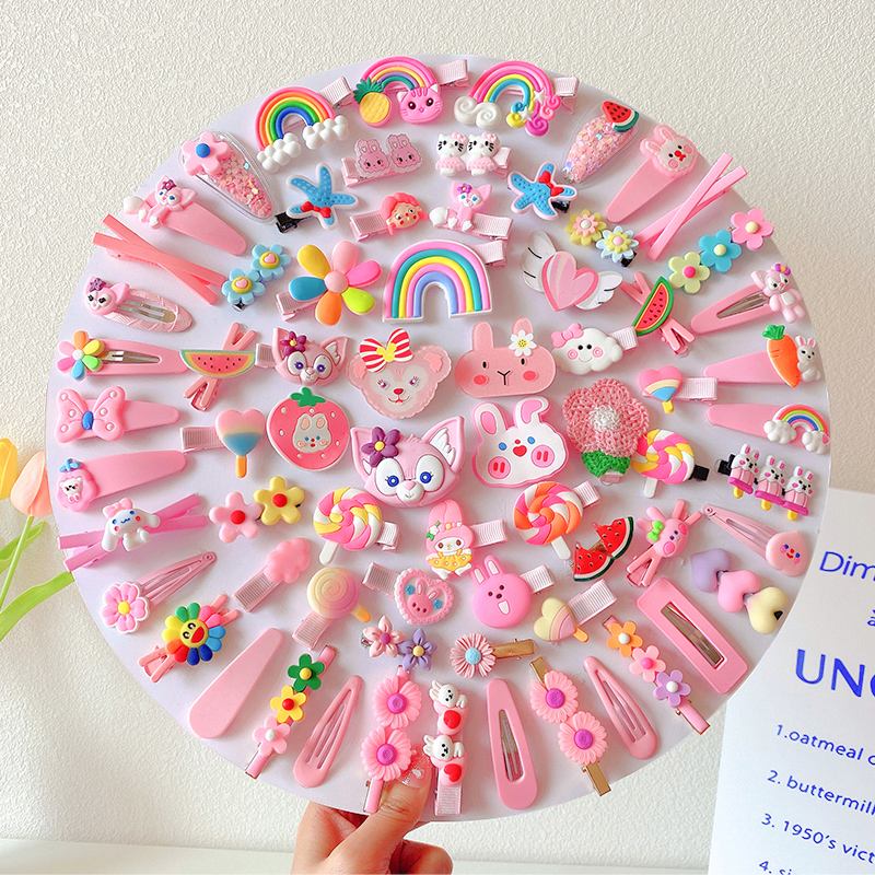 Clips de cabello para niñas, tocado para niñas, clips de cabello para niñas lindas y bonitas, clips para niñas, bebés súper lindos, Beiqin