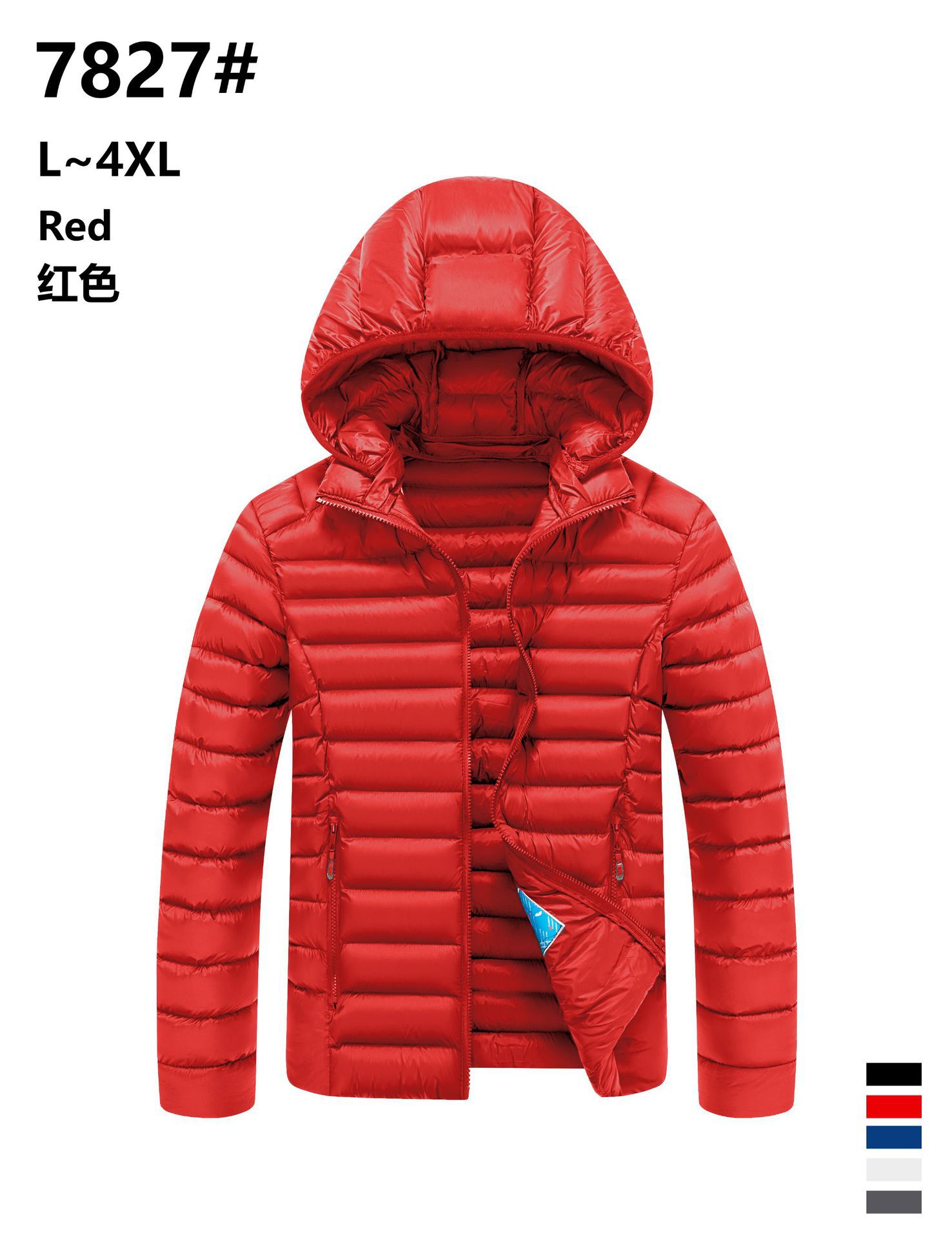 2026 invierno transfronterizo algodón casual de moda simple desmontable algodón con capuz hombre algodón cálido chaqueta casual