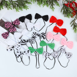 Cross-border children's bow hair accessories Halloween role-playing party clothing student head rope accessories wholesale