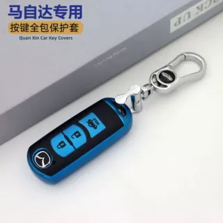 适用马自达昂克赛拉钥匙套CX4阿特兹CX5马3创意汽车包高档壳扣女