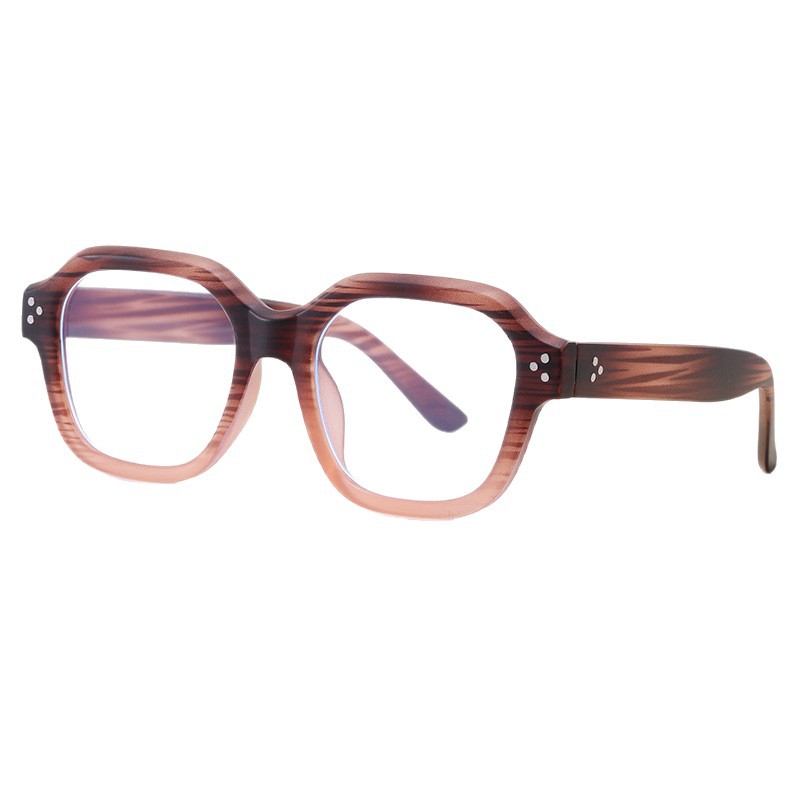 Nuevo estilo retro coreano de uñas de color beige artefacto de belleza simple elegante marco redondo cara adelgazante anti-azul luz cóncava forma gafas marco image 6