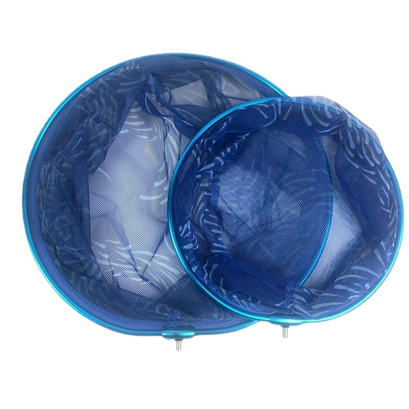 Fishing gear wholesale aluminum alloy integrated braiding head Fishing Fishing net head fishing supplies printing fishing braiding