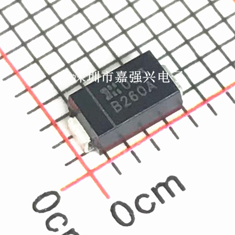 全新 B260A-13-F B260A 丝印 封装SMA 贴片IC芯片二极管肖特基