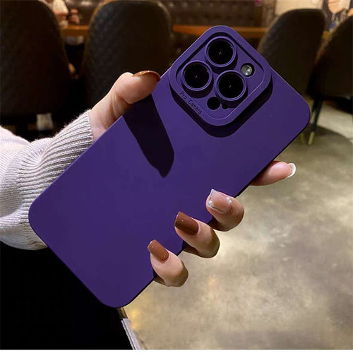 New Apple iPhone 15 Matte Phone Case for iPhone 14 Straight Edge 13 Pro High-End Feel Max Anti-Slip Protective Cover