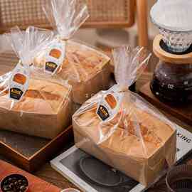 6E3X金枕蛋糕纸托包装盒纸膜底托耐高温一次性吐司面包袋模具盒子