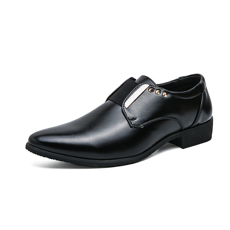 Zapatos de cuero lacado casuales de hombre primavera y otoño, zapatos de cuero de corte bajo para hombres, zapatos de cuero de tamaño 48