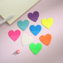 爱心便利贴批发工作记录便携实用索引贴学生笔记留言可黏贴便签纸