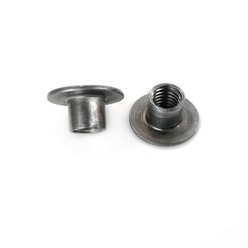 Furniture T-type nut, carbon steel T-type welding lock nut, cold heading iron plate round nut, butt locking nut