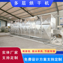 大型多层网带式坚果烘干机 工业用电加热烘干设备 山茶籽烘干箱