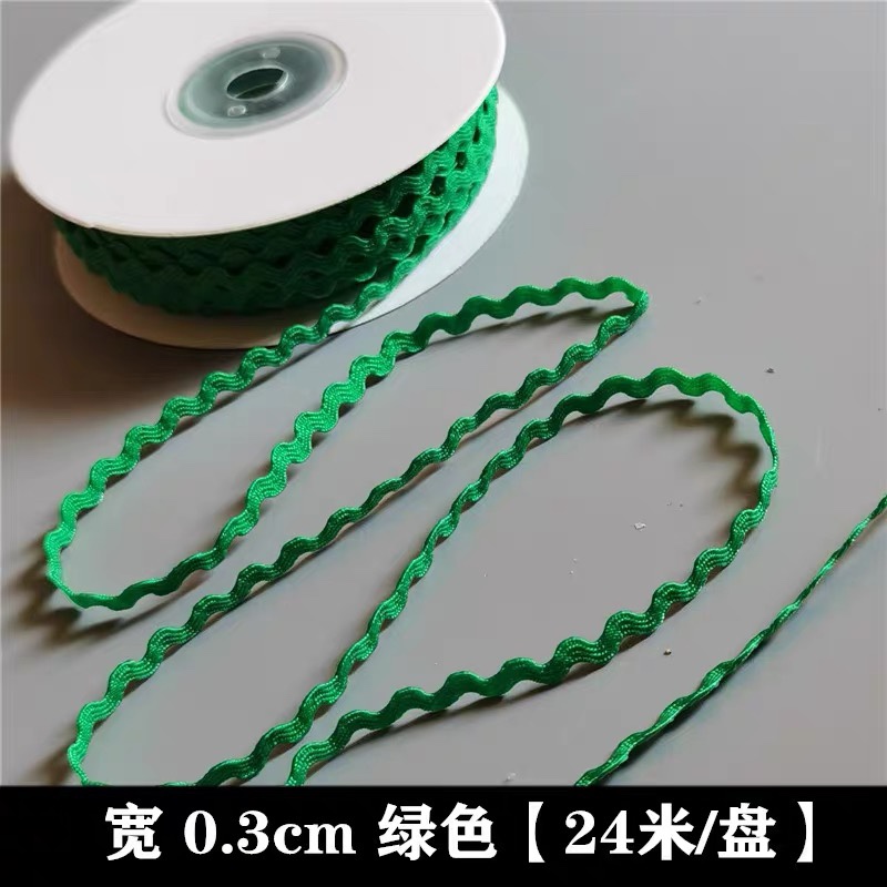 0,3 cm correas onduladas en forma de S correas de marinero correas de polipropileno ropa de encaje versátil accesorios de encaje decorativos hechos a mano