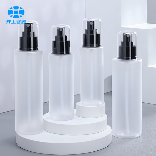 Frosted 150ml spray bottle gold-plated spray pet plastic bottle cosmetics lotion sub-bottling bottle manufacturer direct supply