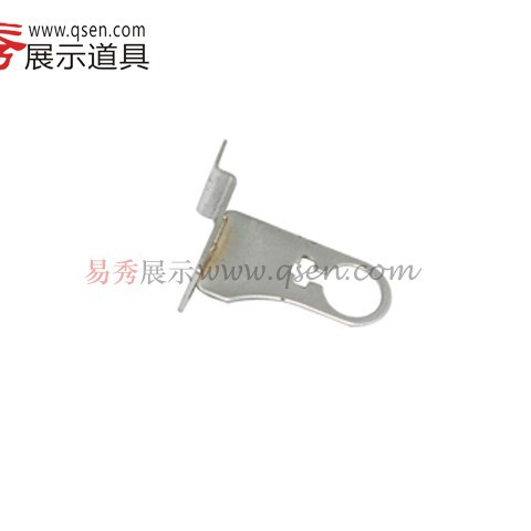 易秀展示 万用板铁片2.0mm方管托 超市挂钩配件 15*30管接