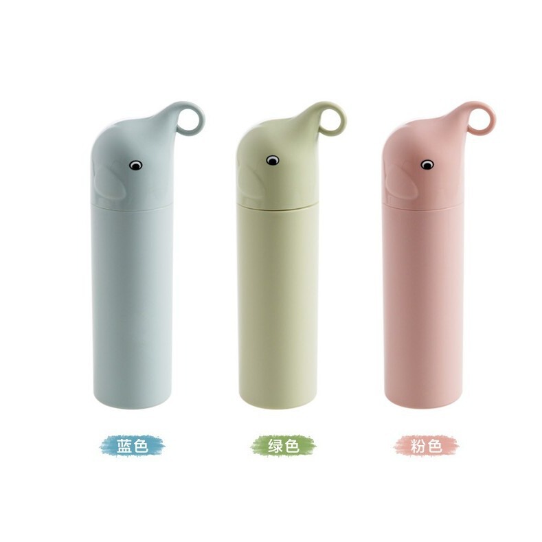 JKC-5498 baby elephant head toothbrush holder portable toothbrush holder toothbrush protective box mouthwash Cup gift gift