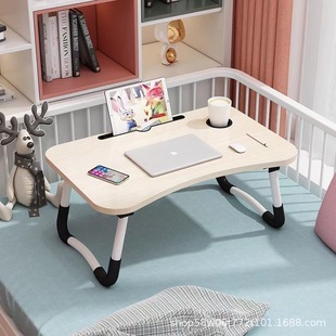 Customized Bed Folding Computer Table Bay Window Bedside Desk Notebook Office Lazy Table Student Dormitory Small Table