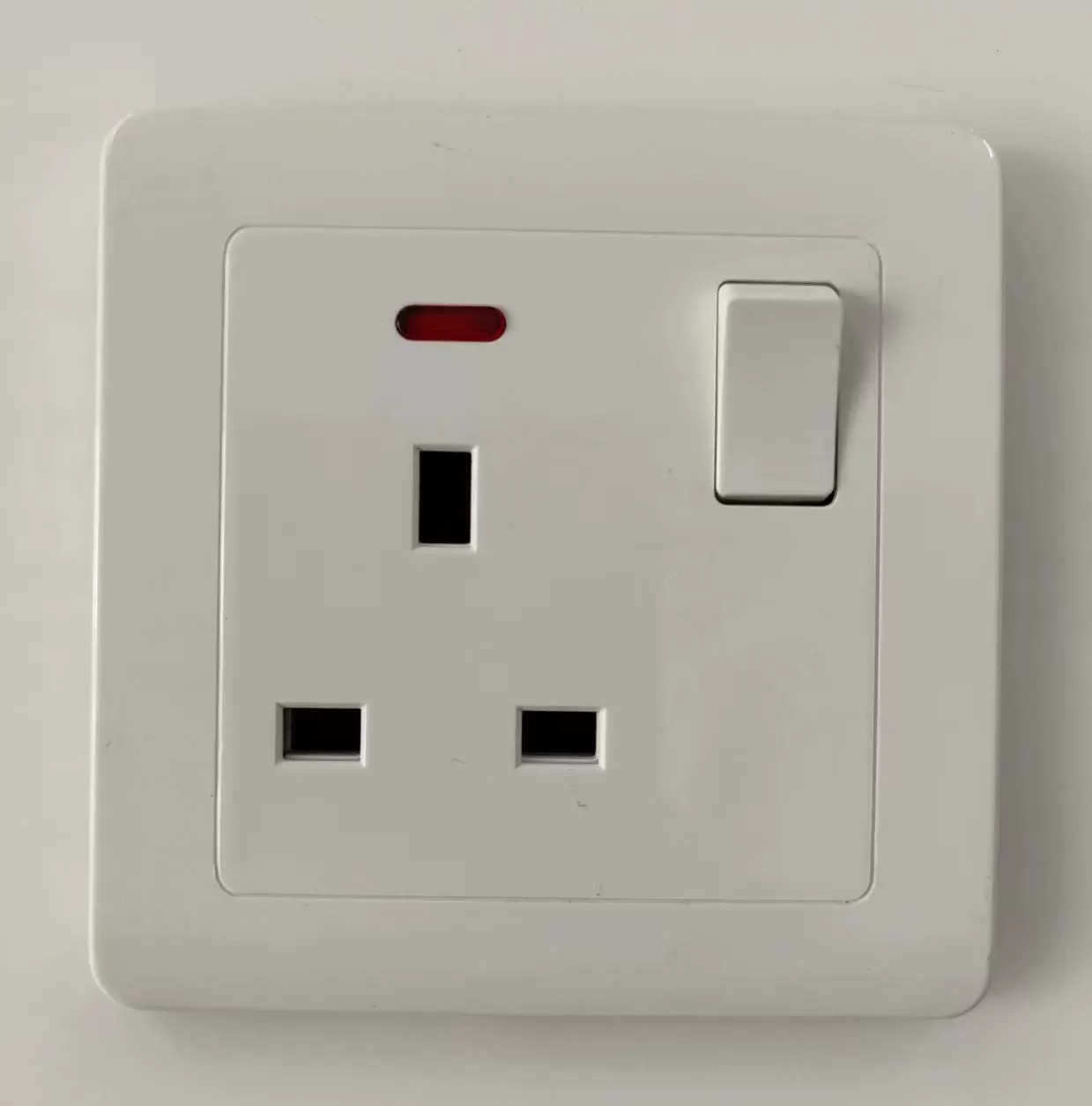 Luoge Wall Ultra-Thin Switch Panel - Lightweight, Multi-Config Electrical Socket Box with Light