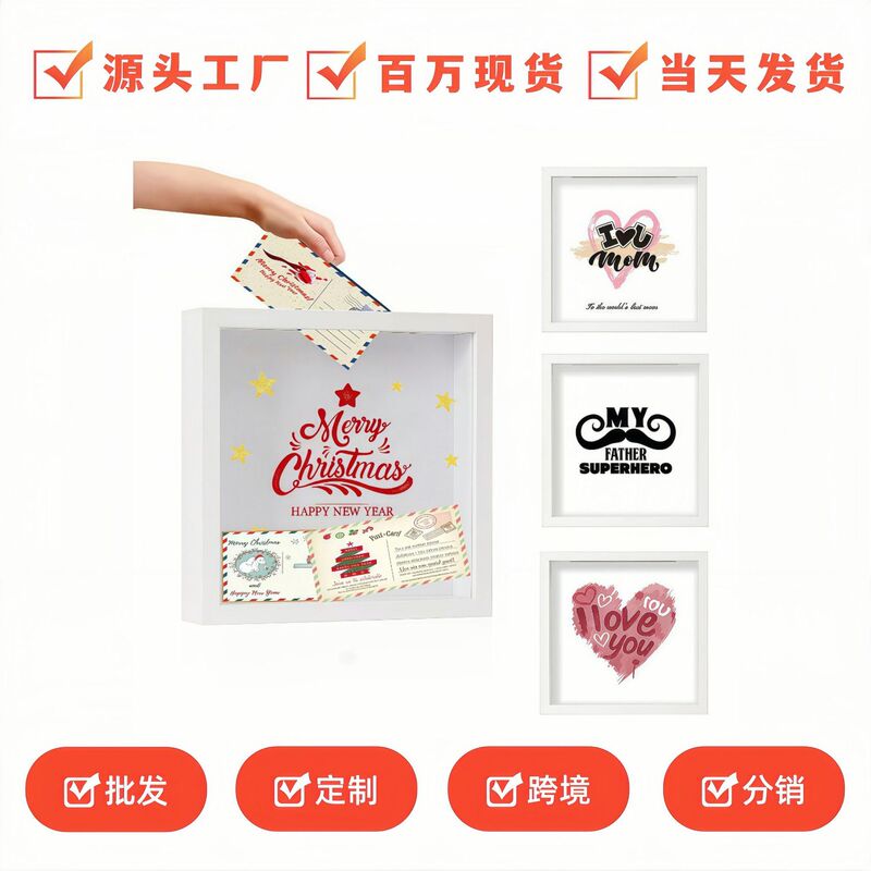 Cross-Border Customizable Handmade Wooden Photo Frame with Real Glass and Grooves, Uv Printing, Valentine's Day, Mother's Day, Wedding Gift Cross-Border Customizable Handmade Wooden Photo Frame with Real Glass and Grooves, Uv Printing, Valentine's Day, Mother's Day, Wedding Gift