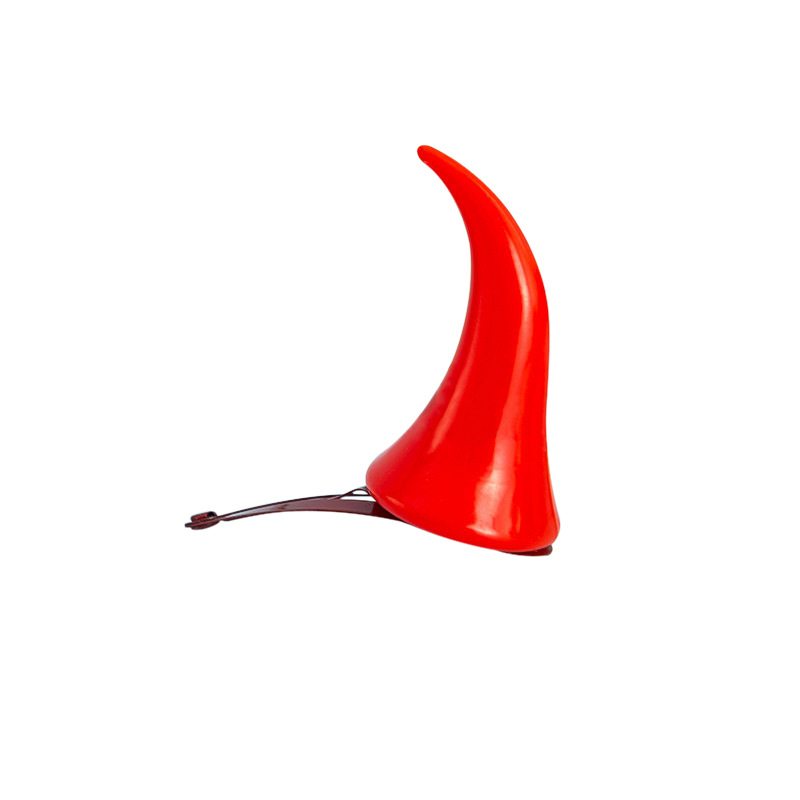 Halloween transfronterizo hornos rojos diablo hornos rojos hornos afilados fiesta fiesta decoración hornos de pelo