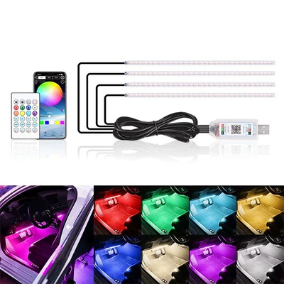 USB-powered footwell decorative light, remote – Other lights