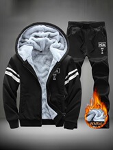 G 28575 Thick Fleece Hooded Sweatpants Set ������ñ��װ