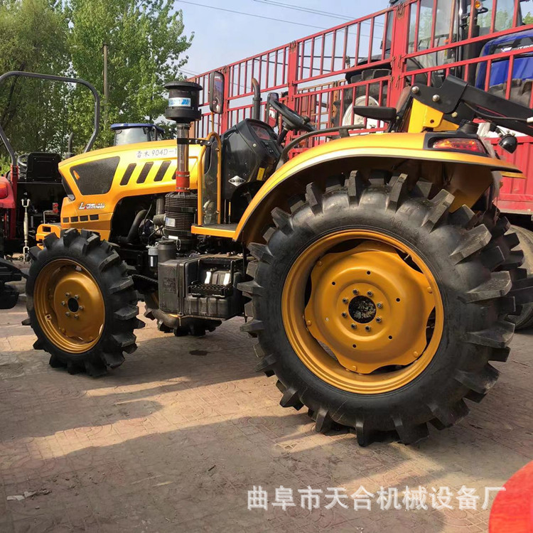 性能稳定雷木904D-1水旱两用拖拉机操纵轻便90马力四驱耕田机